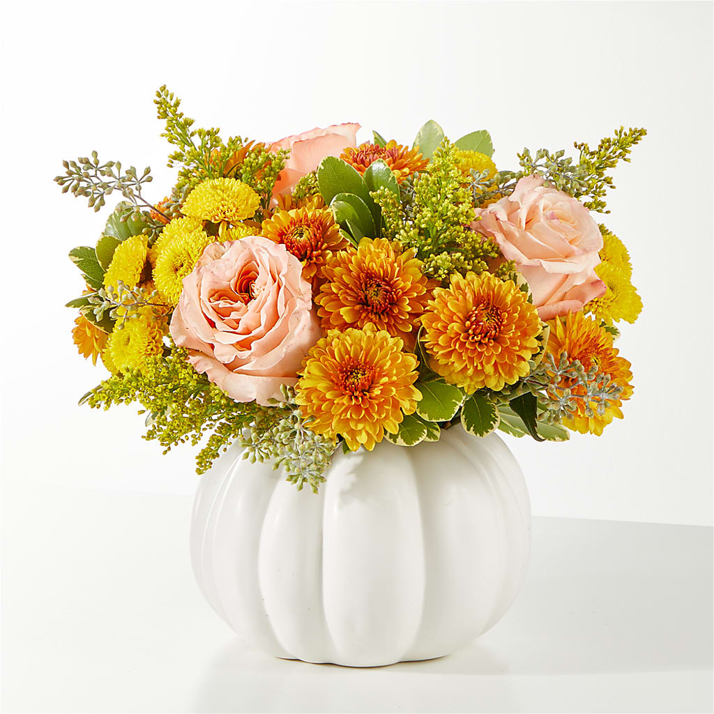 Peachy Pumpkin – Village Flower Company, Prairie Village KS