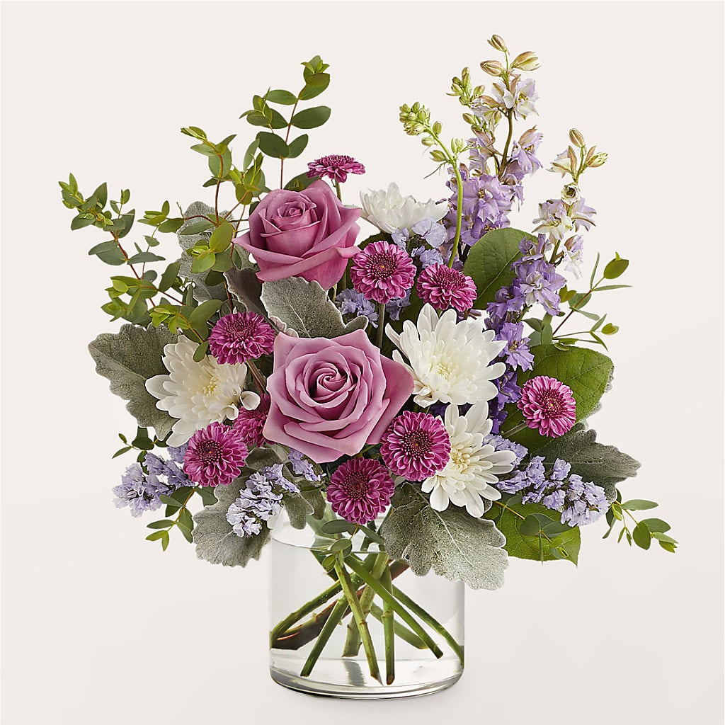 Violet Frost Bouquet – Village Flower Company, Prairie Village KS