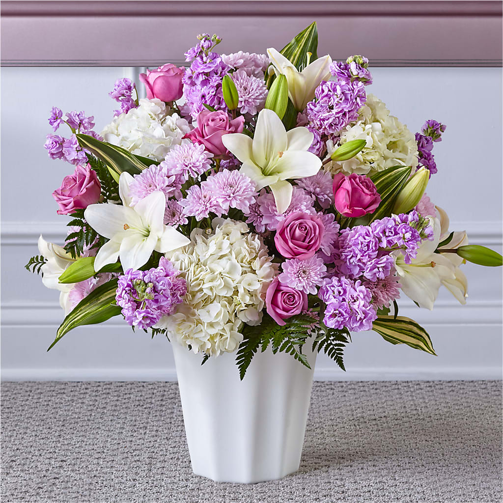 Heaven Sent Floor Basket – Village Flower Company, Prairie Village KS