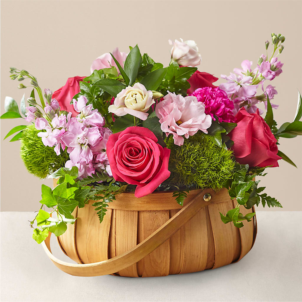 Radiance in Bloom Basket – Village Flower Company, Prairie Village KS