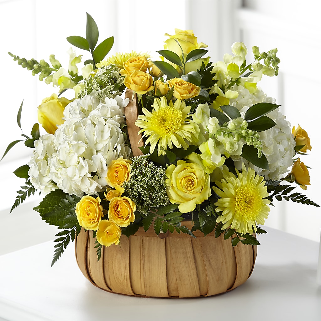 Rustic Remembrance Basket – Village Flower Company, Prairie Village KS