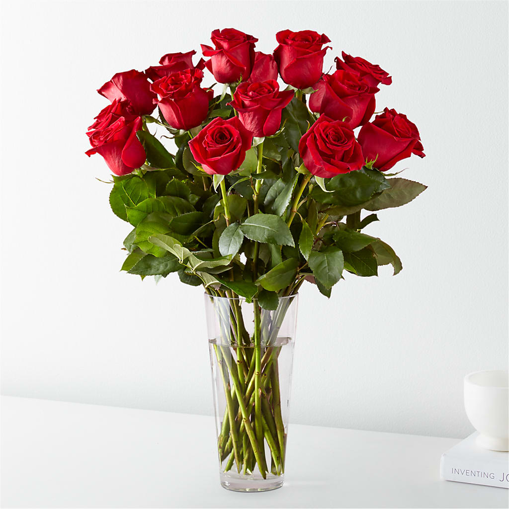 Long Stem Red Rose Bouquet –  Village Flower Company, Prairie Village KS