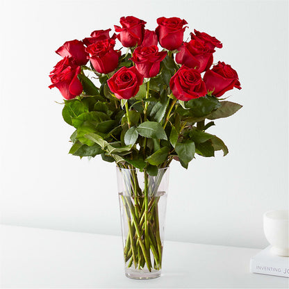 Long Stem Red Rose Bouquet –  Village Flower Company, Prairie Village KS