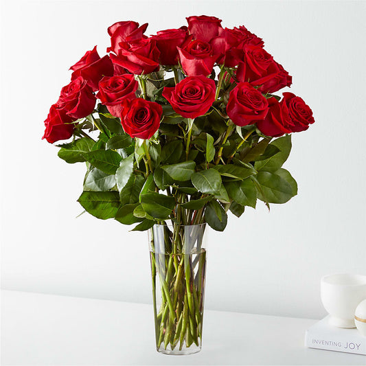 Long Stem Red Rose Bouquet –  Village Flower Company, Prairie Village KS