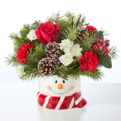 Jolly Snowman Bouquet –  Village Flower Company, Prairie Village KS