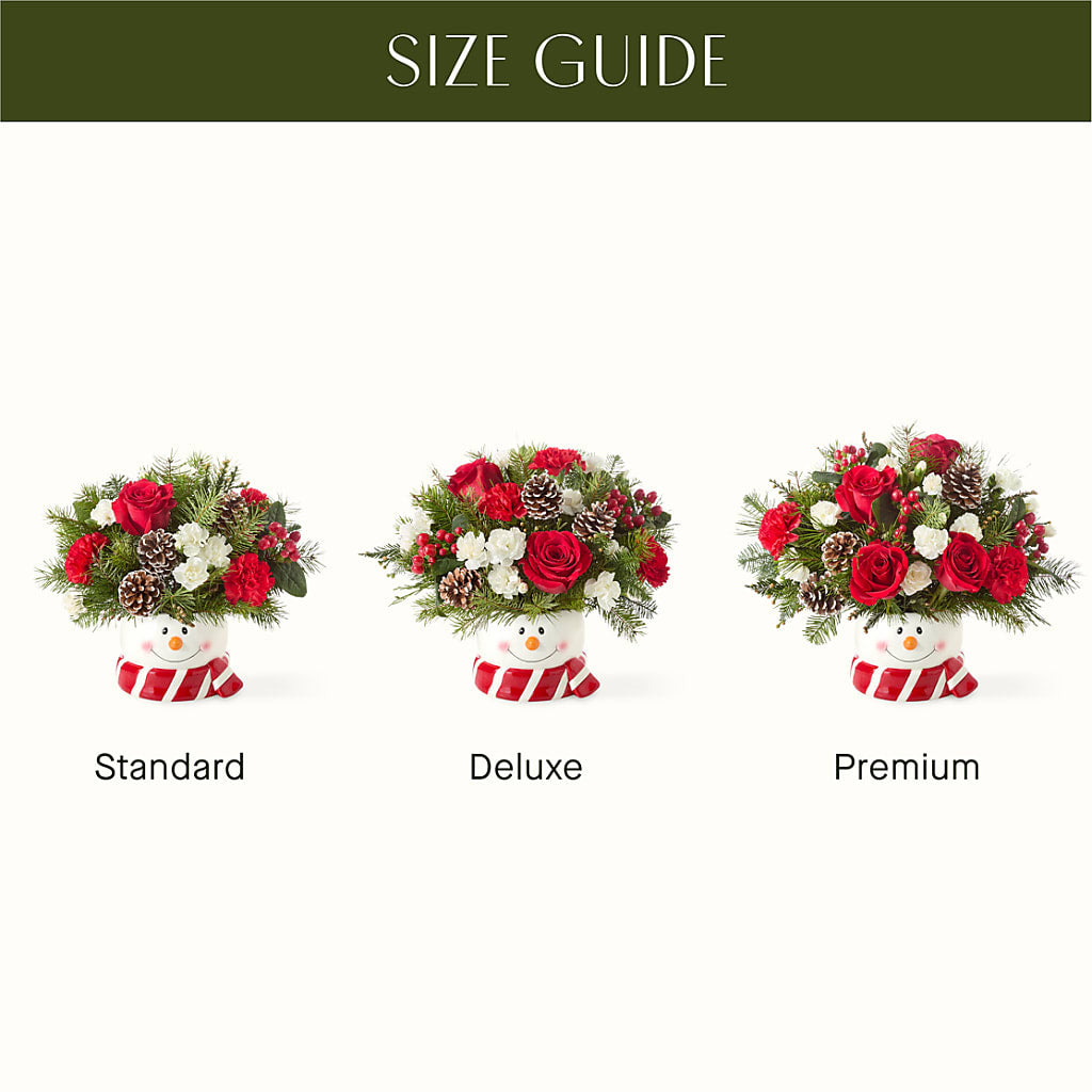 Jolly Snowman Bouquet –  Village Flower Company, Prairie Village KS