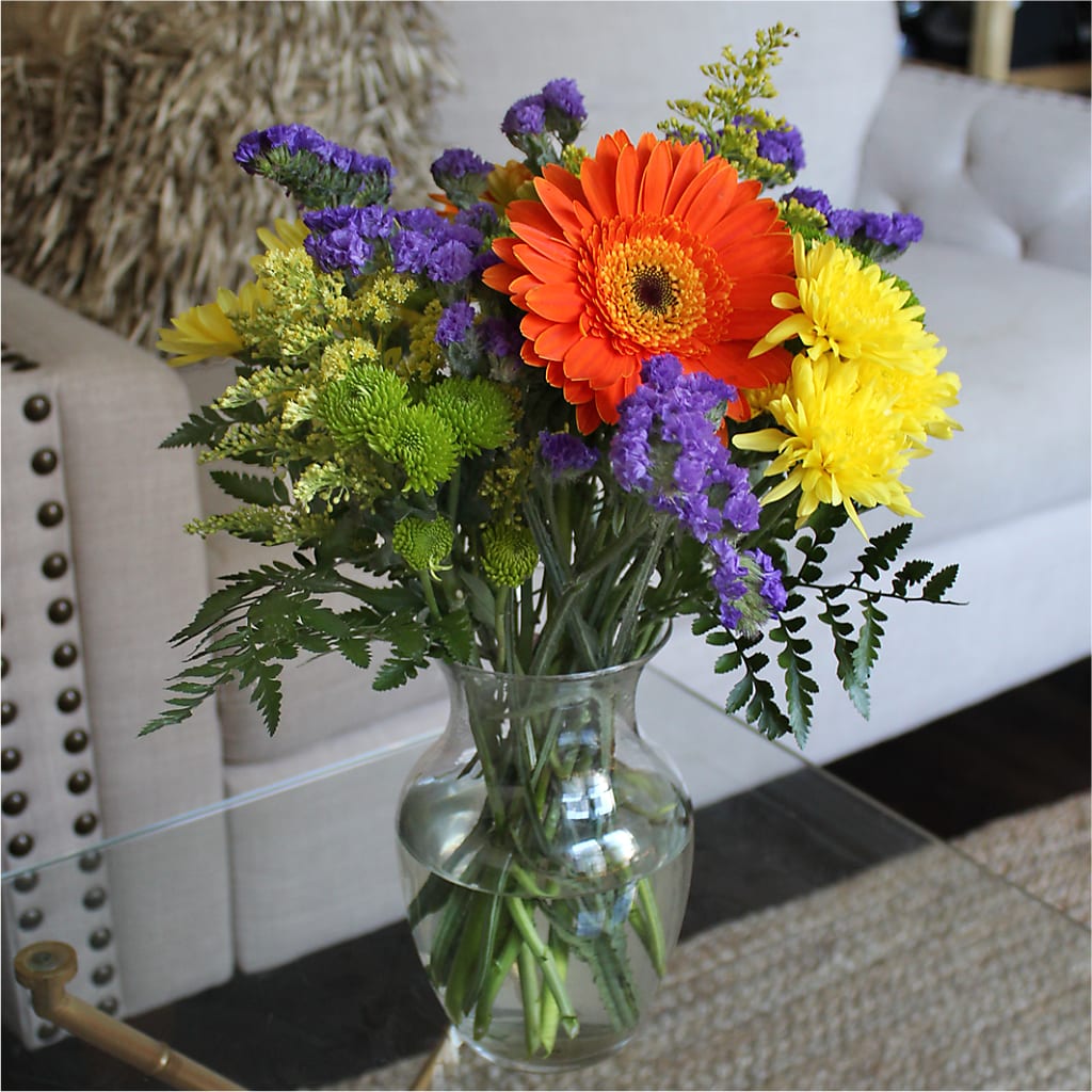 Marmalade Skies Bouquet –  Village Flower Company, Prairie Village KS