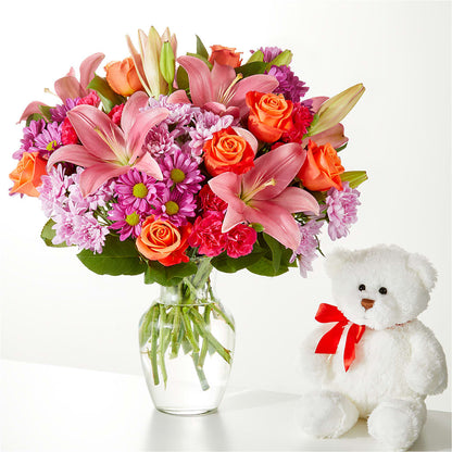 One and Only Bouquet and Bear Bundle –  Village Flower Company, Prairie Village KS