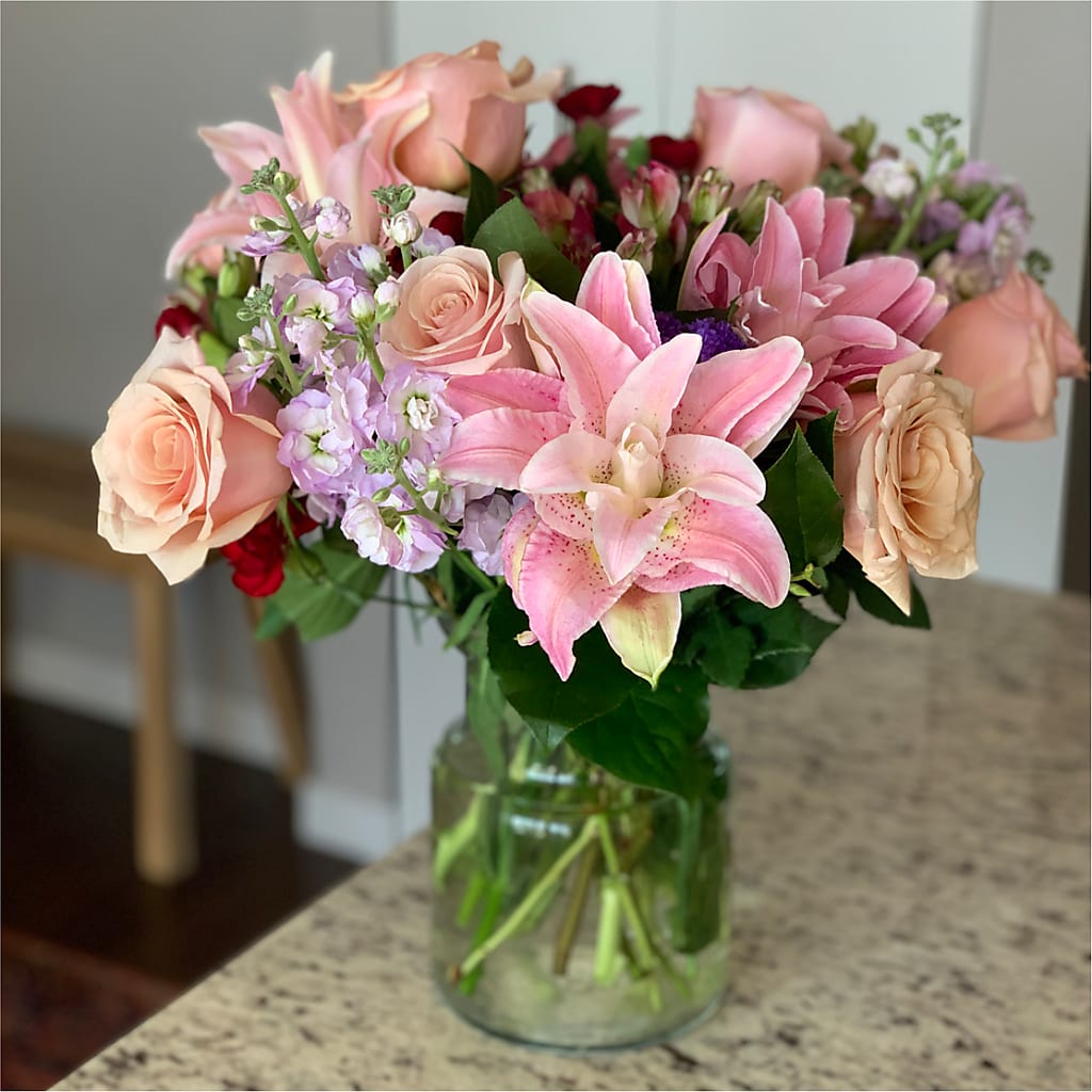 Romantique Bouquet –  Village Flower Company, Prairie Village KS