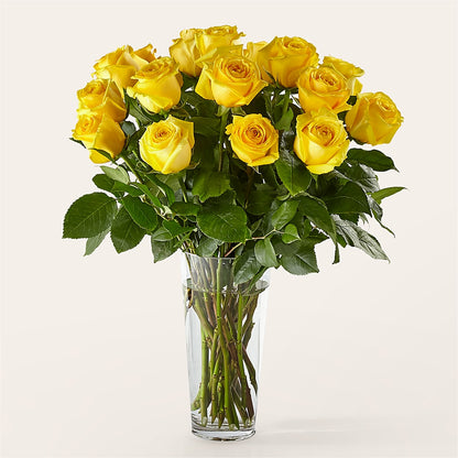 Long Stem Yellow Rose Bouquet –  Village Flower Company, Prairie Village KS