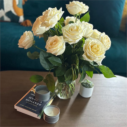 Long Stem Yellow Rose Bouquet –  Village Flower Company, Prairie Village KS