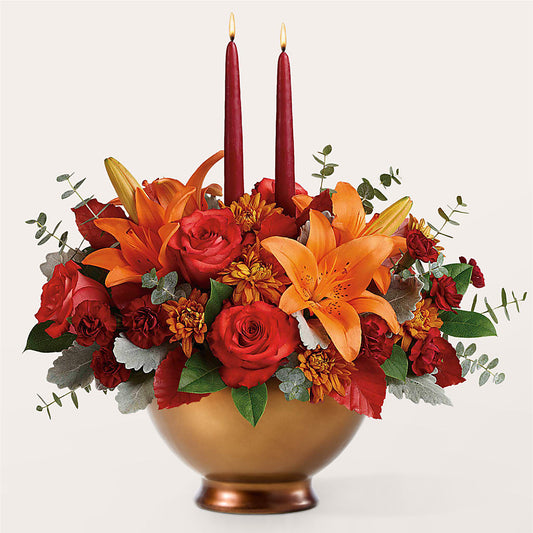 Fruits of Fall Centerpiece –  Village Flower Company, Prairie Village KS