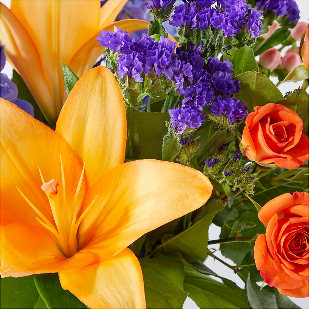 Radiant Citrus Bouquet –  Village Flower Company, Prairie Village KS