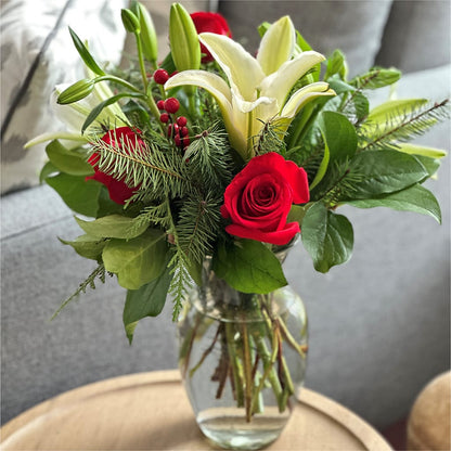 Sparkling Snowflakes Bouquet –  Village Flower Company, Prairie Village KS