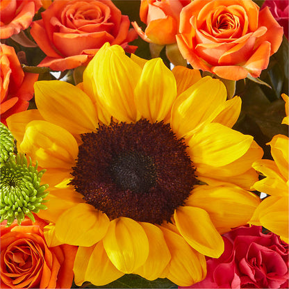 Sun-drenched Blooms Box Bouquet –  Village Flower Company, Prairie Village KS