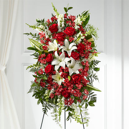 Everlasting Memory Standing Spray –  Village Flower Company, Prairie Village KS