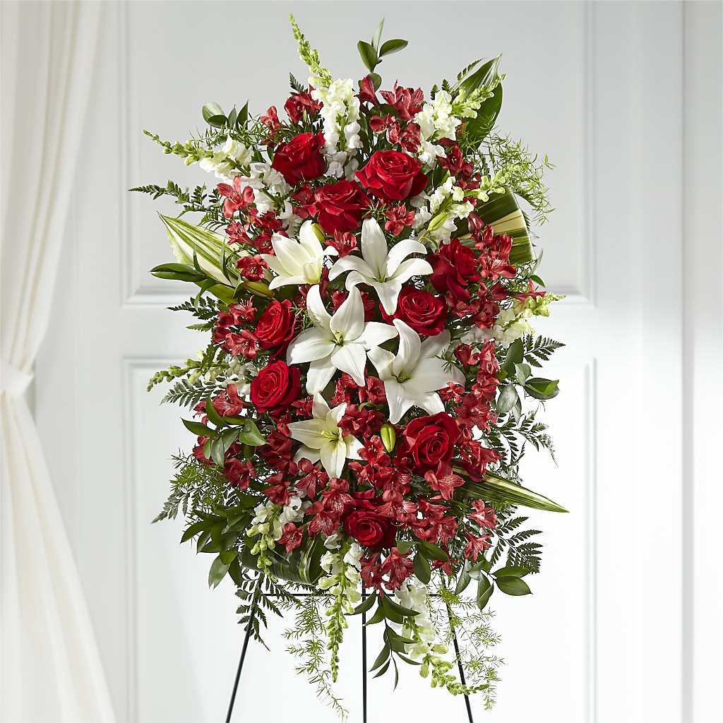 Everlasting Memory Standing Spray –  Village Flower Company, Prairie Village KS