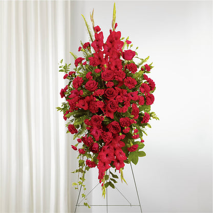 From the Heart Standing Spray –  Village Flower Company, Prairie Village KS