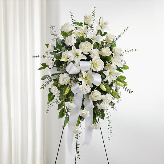 With Care Standing Spray –  Village Flower Company, Prairie Village KS