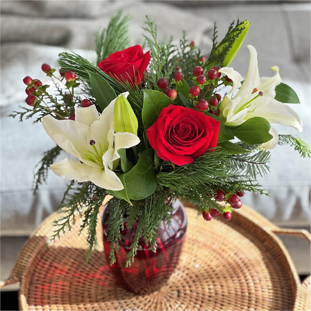 Evergreen Delight Bouquet –  Village Flower Company, Prairie Village KS