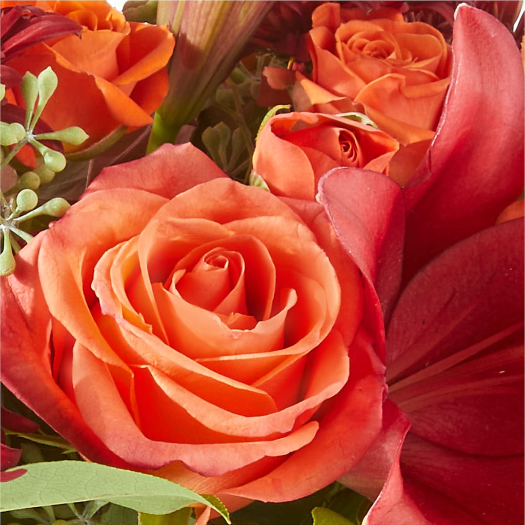 Crimson Leaves Bouquet –  Village Flower Company, Prairie Village KS