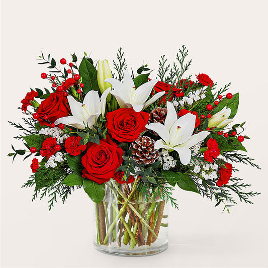Best in Snow Bouquet –  Village Flower Company, Prairie Village KS